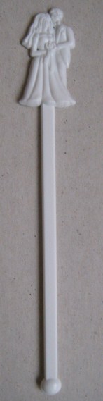 Bride & Groom Stir Stick - Click Image to Close